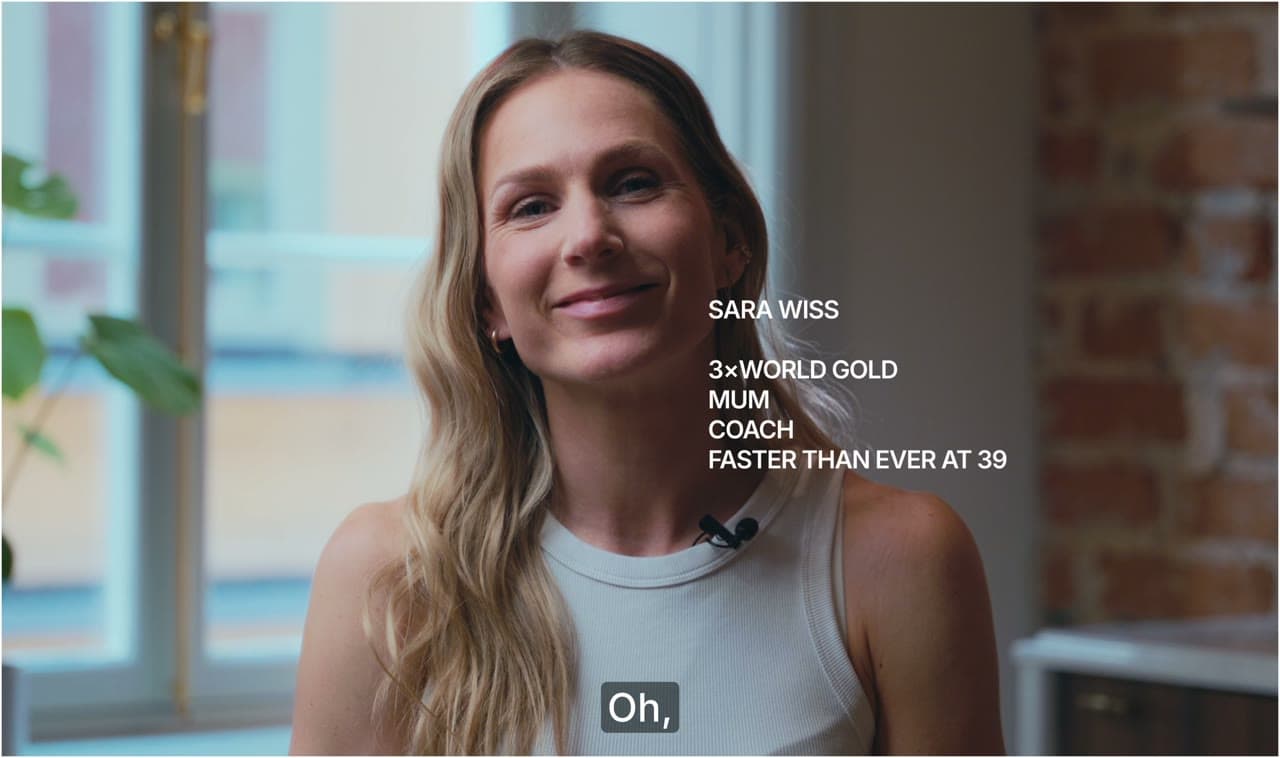Sara Wiss smiling during her CoCoach interview